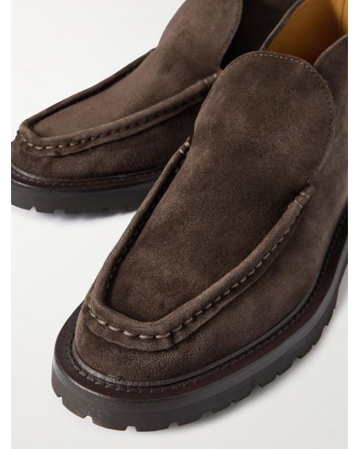 LEGRES Brown 58 Suede Ankle Boots