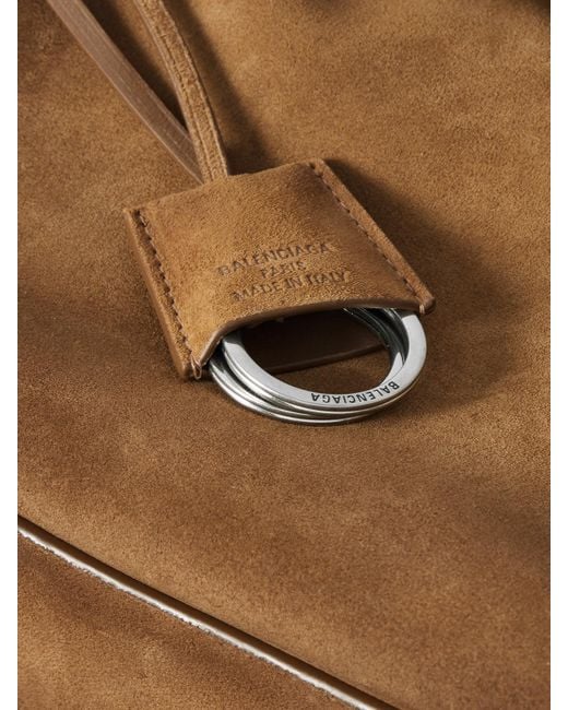 Balenciaga Brown Rodeo Small Suede Tote