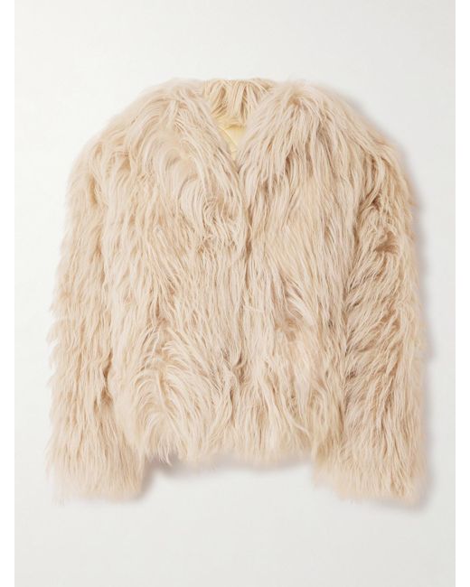 Tom Ford Natural Shearling Coat
