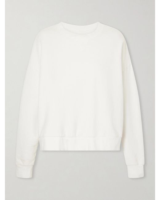 Nili Lotan White Gladys Cotton Sweatshirt