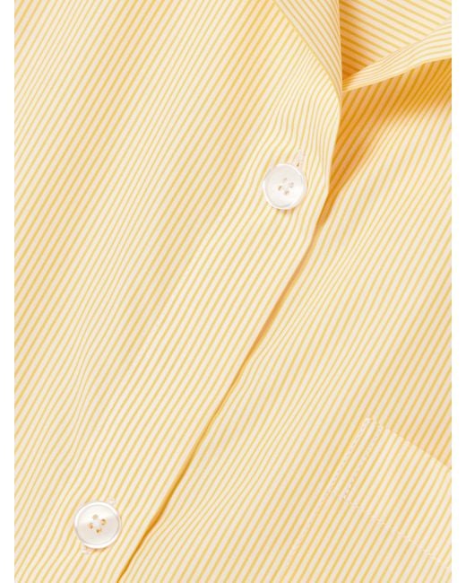 Twp Natural Next Ex Striped Cotton-Poplin Shirt