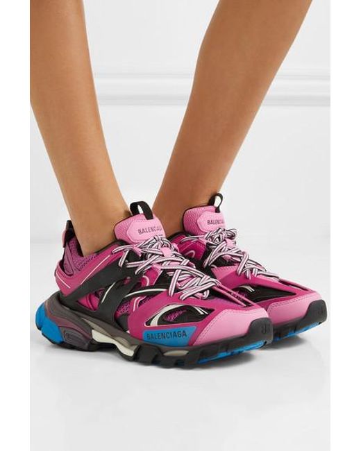 Balenciaga Track Sneakers in Pink | Lyst