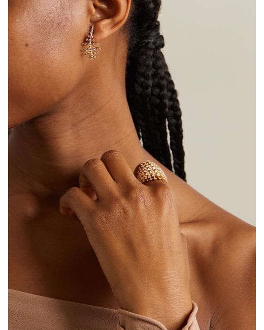 Fernando Jorge Natural Disco Mini 18-Karat Diamond Earrings