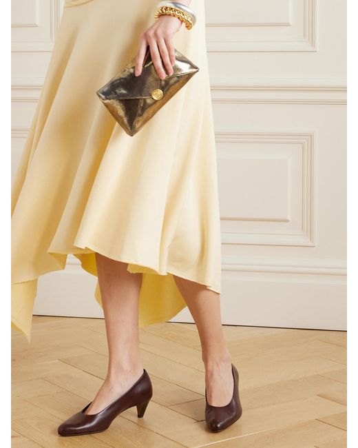 Neous Brown Fera Leather Pumps