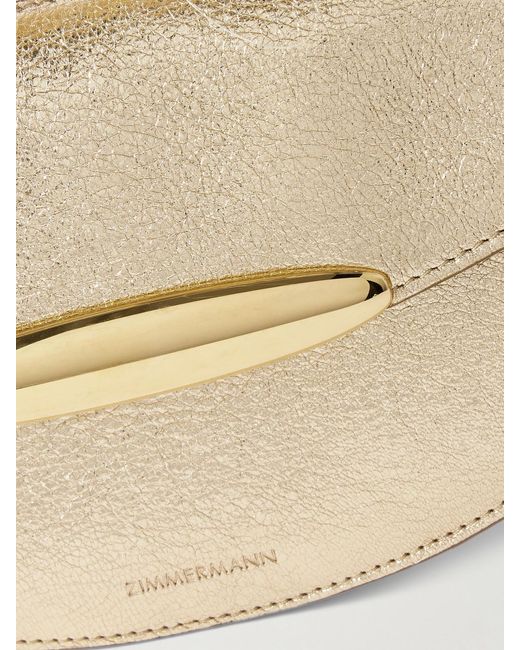 Zimmermann Natural Wavelength Metallic Leather Shoulder Bag