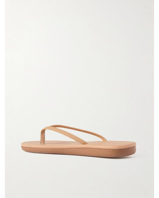 Ancient Greek Sandals Natural Saionara Zehensandalen Aus Leder