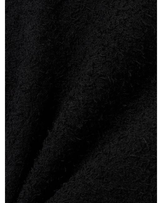 Totême  Black Wool-Blend Bouclé Top