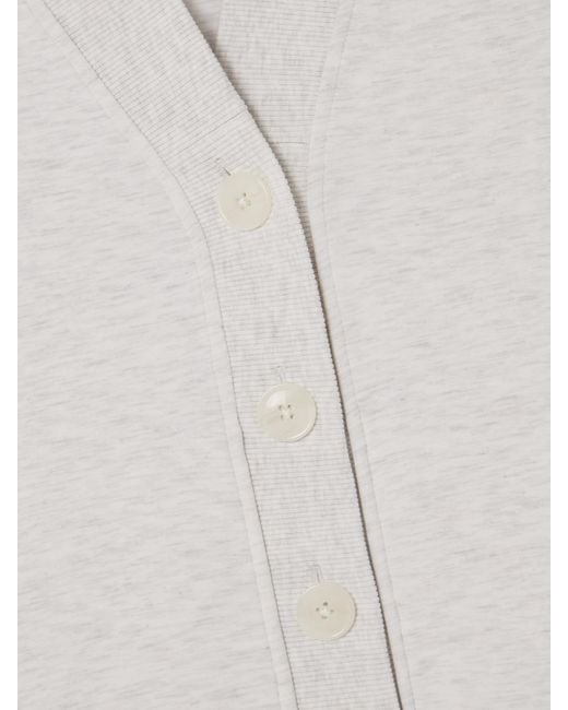 Varley White Vicky Weste Aus Meliertem Jersey
