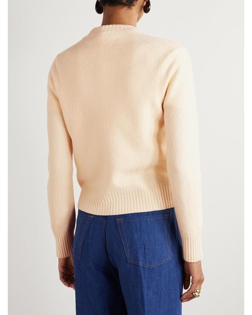Jil Sander Natural Wool Sweater