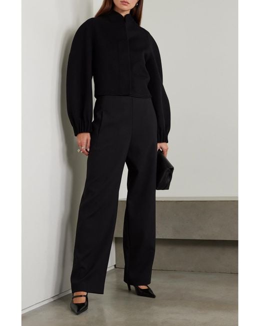 FFORME Black Net Sustain Aja Wool Jacket
