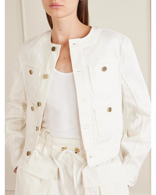 Balmain Natural Denim Jacket