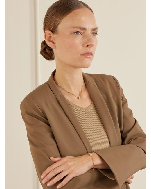 Pascale Monvoisin Natural Ginger 9-Karat, Resin And Diamond Necklace