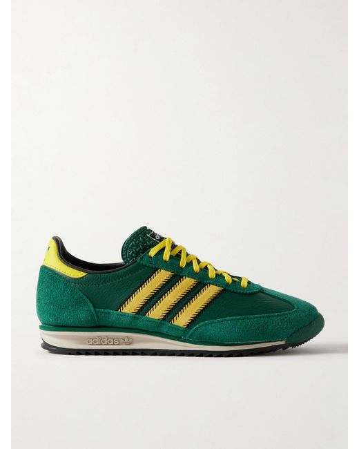 adidas Originals Sl 72 Og Suede And Leather Sneakers in Green | Lyst