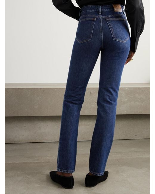 Totême Blue Garderob High-Rise Slim-Fit Organic Jeans