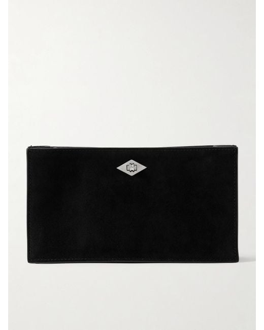Metier Black Ease Suede Clutch