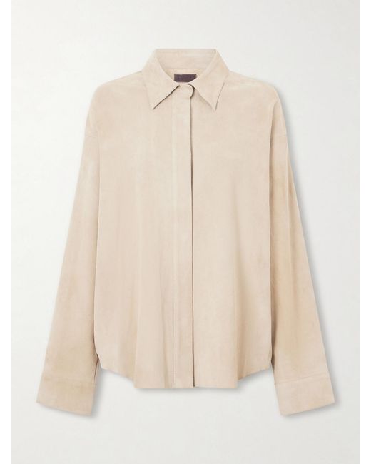 Stouls Natural Simone Suede Shirt