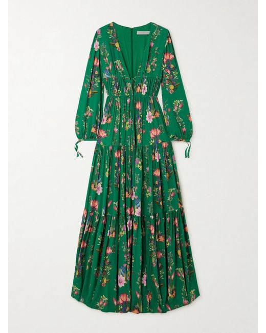 slim fit dress slacks Borgo de Nor Belted Shirtdress Floral Print Cotton Size UK 8/US 4 Long Sleeve Midi Dress main image 1