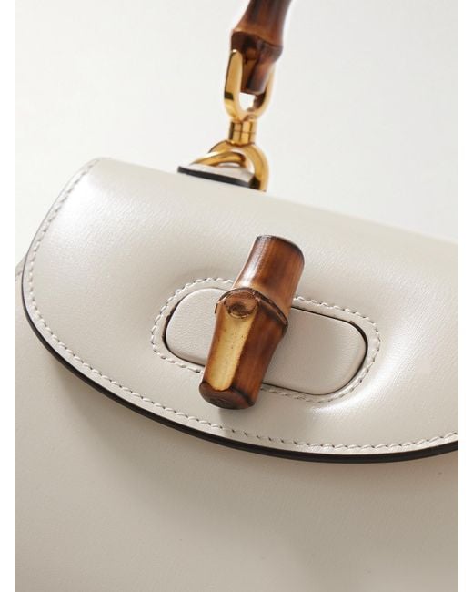 Gucci Natural Bamboo 1947 Small Leather Tote