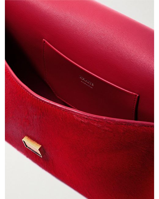 Khaite Red Audrey Clutch Aus Kalbshaar