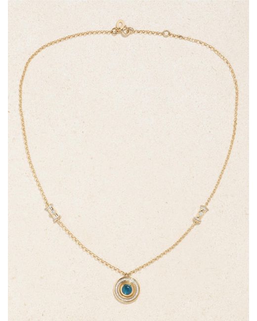 L'Atelier Nawbar Natural The Warrior Mimmette 18-Karat Diamond Necklace