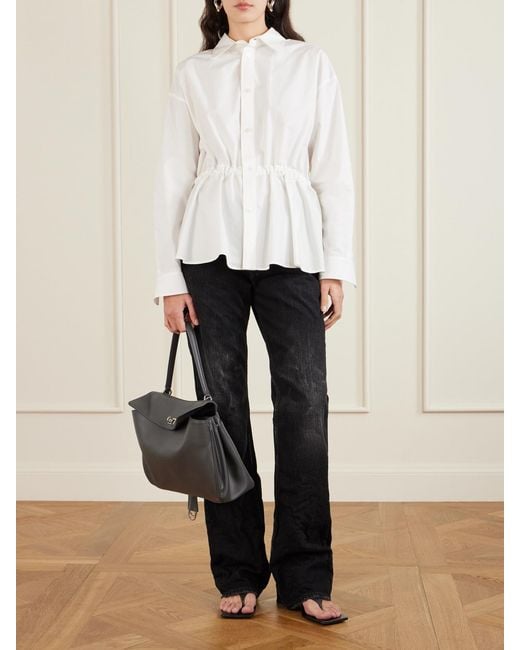 Balenciaga Black Rodeo Medium Leather Shoulder Bag