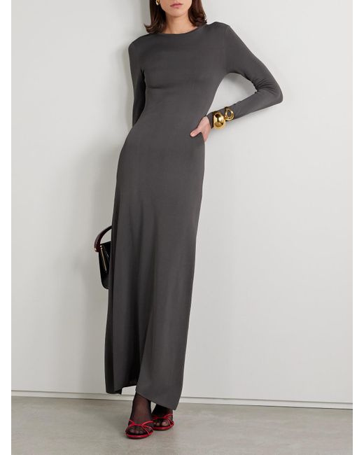 FFORME Gray Scudder Maxikleid Aus Stretch-Jersey