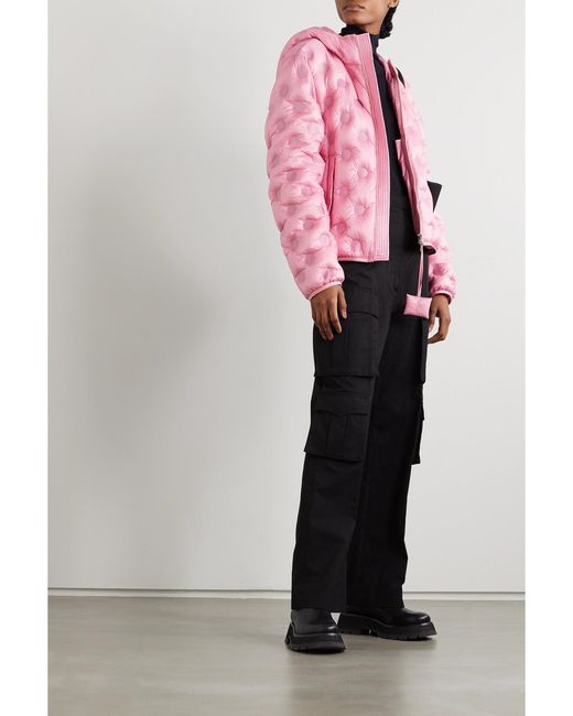 Moncler Genius Pink 1 Jw Anderson Abbotts Hooded Quilted Shell Down Jacket