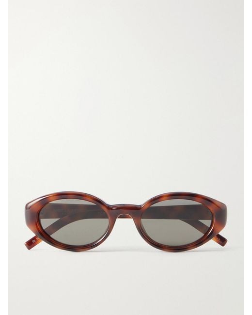 Saint Laurent Multicolor Sl 567 Plump Cat-Eye Injected Sunglasses