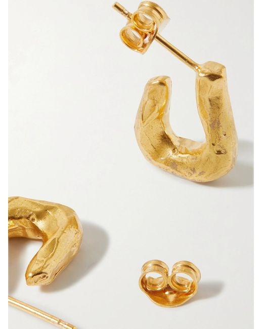 Boucles D'Oreilles En Plaqué Or The Mini Link Of Wanderlust Alighieri en coloris Natural