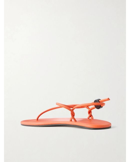 Jamie Haller Pink The String Theory Leather Thong Sandals