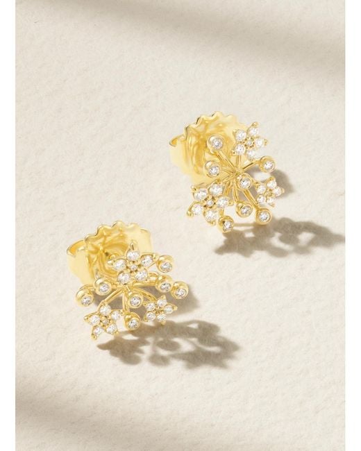 Boucles D'Oreilles En Or 18 Carats (750/1000) Et Diamants Shooting Stars Ole Lynggaard Copenhagen en coloris Natural