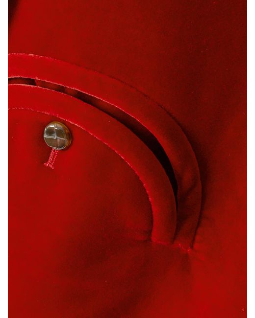 Blazé Milano Red Jealousy Cotton-Velvet Jacket
