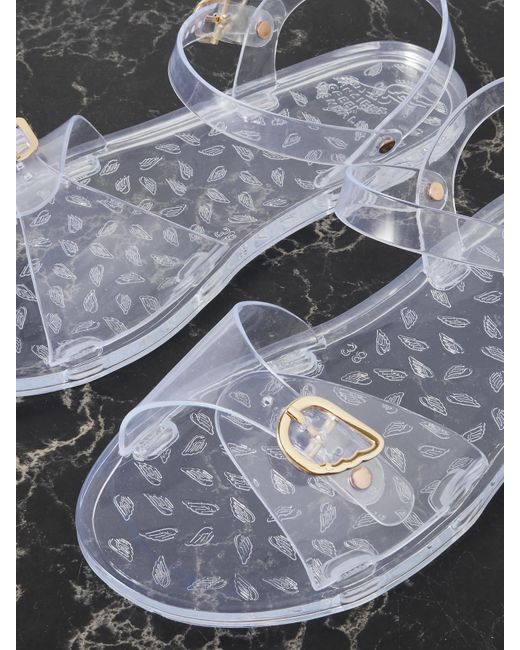 Ancient Greek Sandals Gray Irini Slingback-Sandalen Aus Recyceltem Pvc