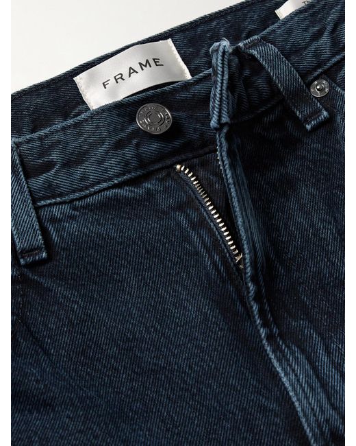 FRAME Blue Bubble Hoch Sitzende Barrel-Jeans