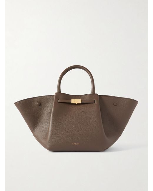 Sac À Main En Cuir Texturé New York Midi DeMellier London en coloris Brown