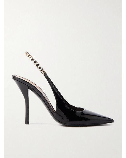 Gucci Black Signoria Pumps Mit Fersenriemchen, Grösse