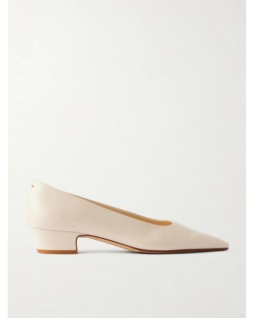 Aeyde Natural Rory Pumps Aus Leder