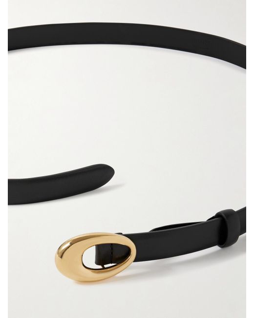 Khaite White Olivia Gürtel Aus Leder