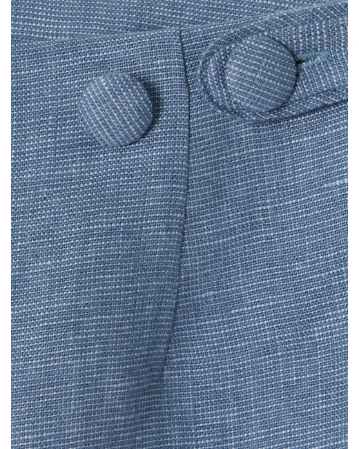 Posse Blue Thea Shorts Aus Leinen