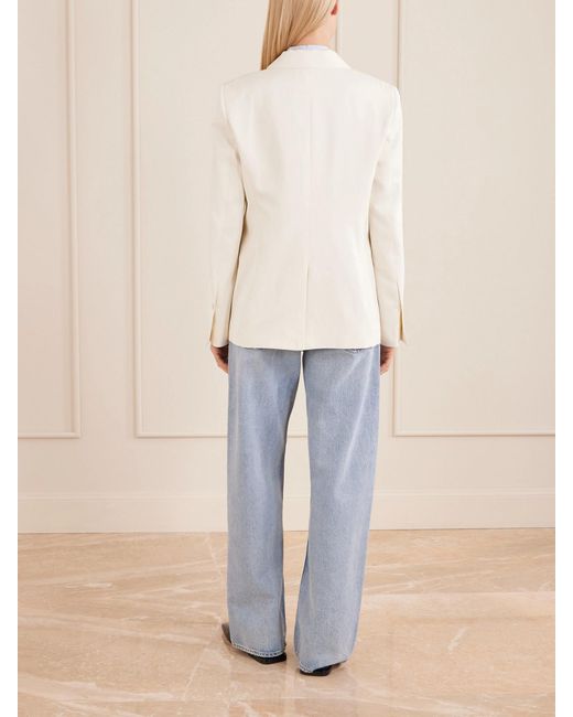Twp Natural Her Fit Satin Blazer