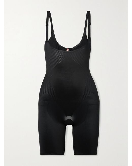 Spanx Black Shape Invisible Open-Bust Bodysuit