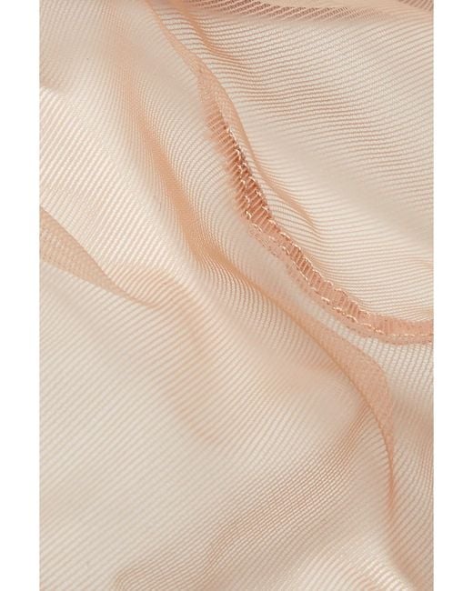 Else Natural Bare Stretch-Tulle Underwired Bra