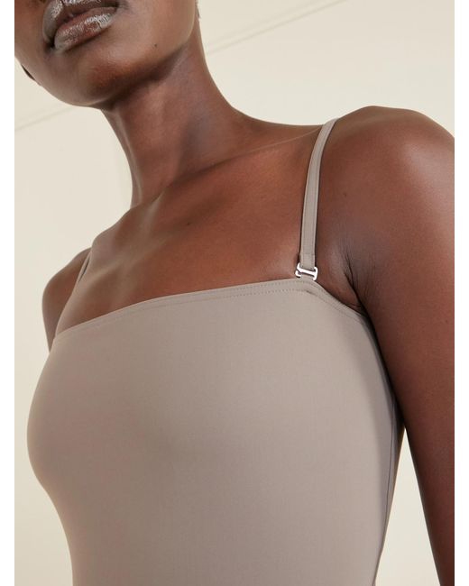 Alaïa White Stretch-Jersey Swimsuit