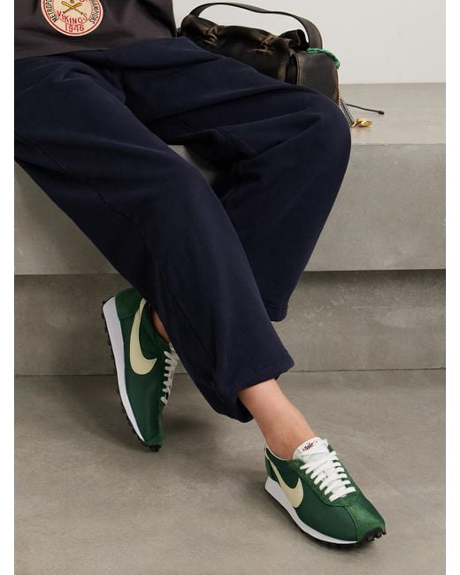 Nike Green Ld-1000 Sneakers Aus Mesh Mit Besätzen Aus Leder Und Gebürstetem Veloursleder