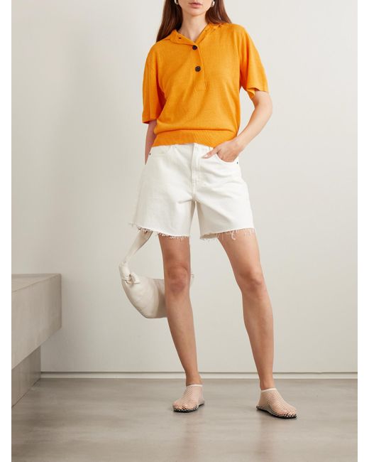 Christopher Esber Yellow Polohemd Aus Strick