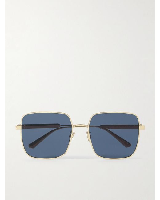 Dior Blue Diorcannage S1U-Tone Square-Frame Sunglasses