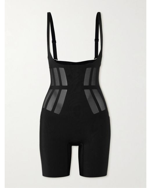 Commando Black Luxe Control Body Aus Technischem Jersey Mit Einsätzen Aus Stretch-Mesh