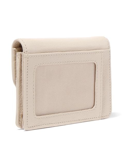 See By Chlo Polina Mini Scalloped Textured leather Wallet in