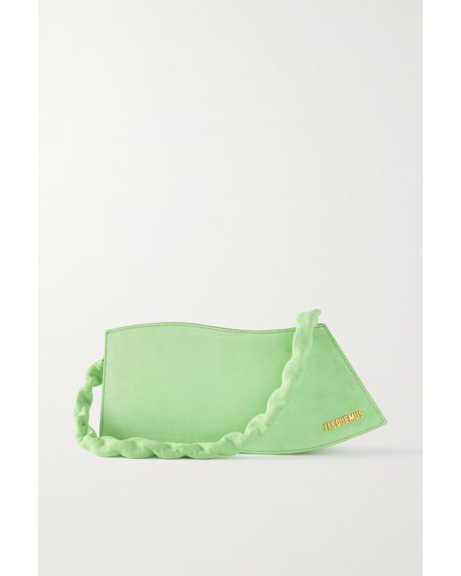 Jacquemus La Vague Suede Shoulder Bag in Green Lyst Canada