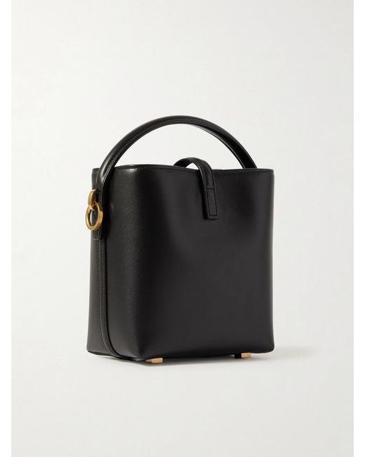 Saint Laurent Black Mini Le 37 Bucket Bag